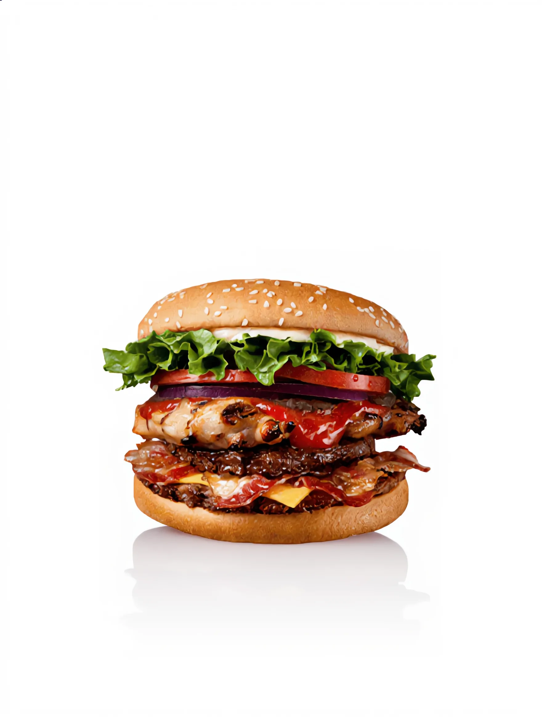 Lentejas ahumadas BBQ en buns vegano con humo líquido La Leña