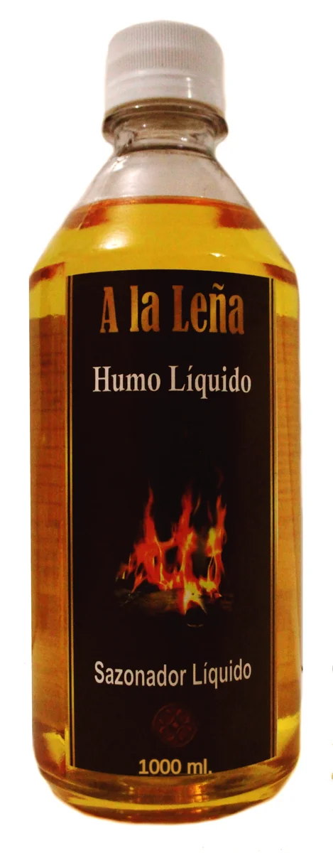 Humo Líquido La Leña Claro 1 litro saborizante ahumado Perú
